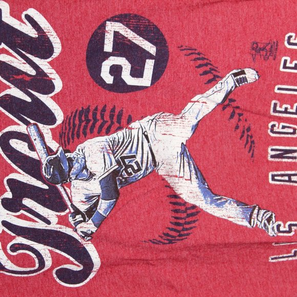 Mike Trout Los Angeles Mens Large SS Tee - Picture 2 of 4